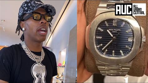 lil baby fake rolex|lil baby patek philippe watch.